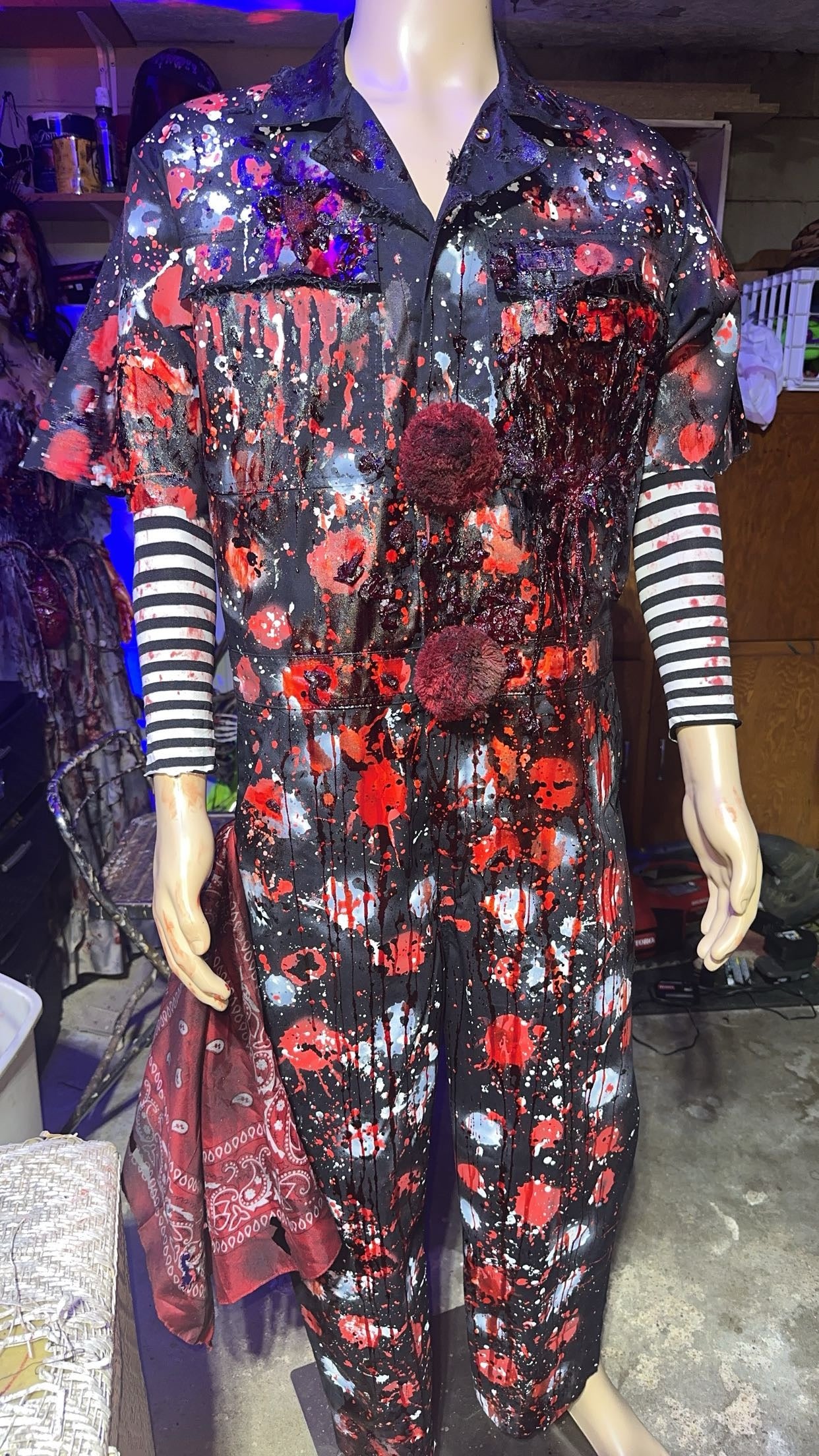 Zombie Clown jumpsuit