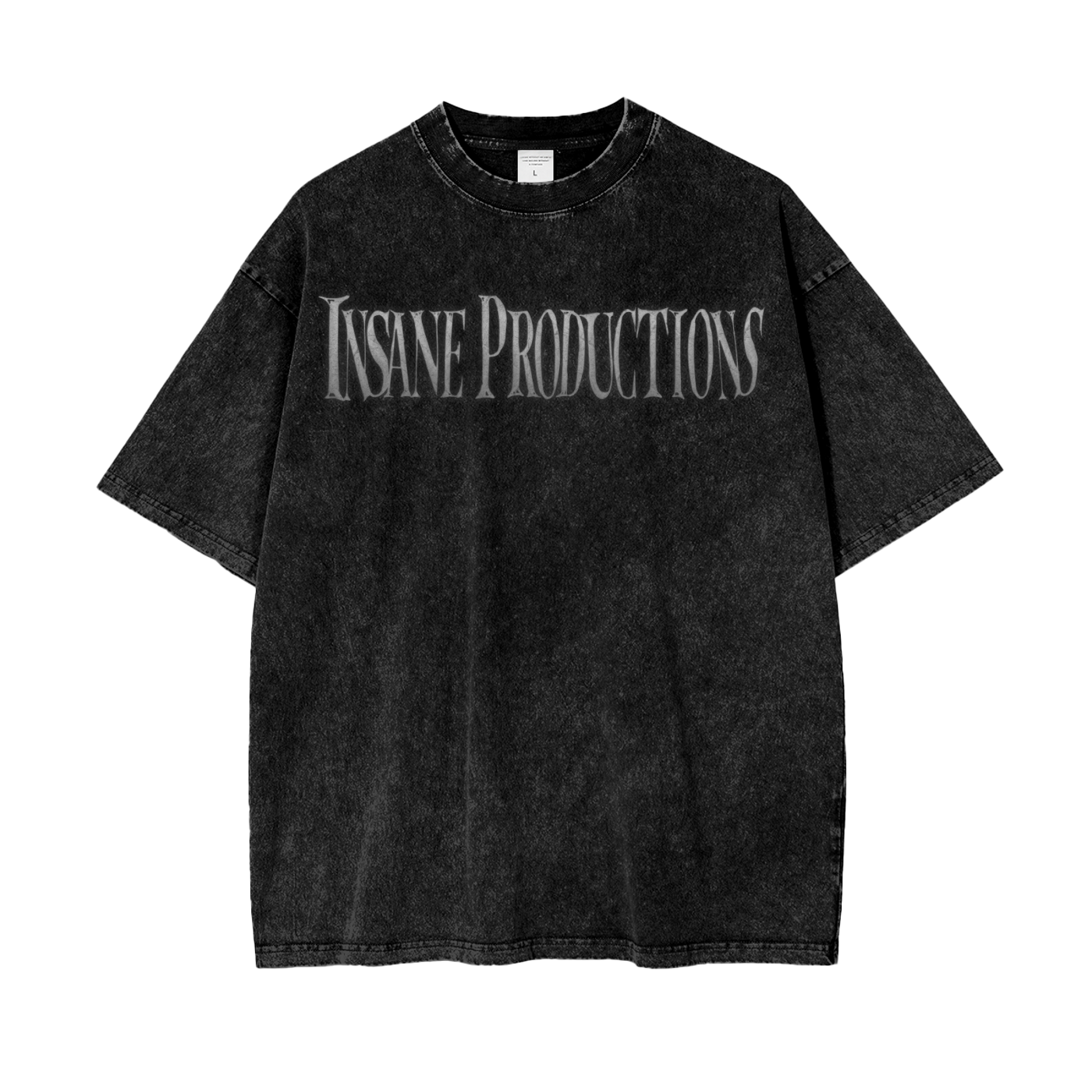 Sliver logo Oversize Snow Washed T-Shirt