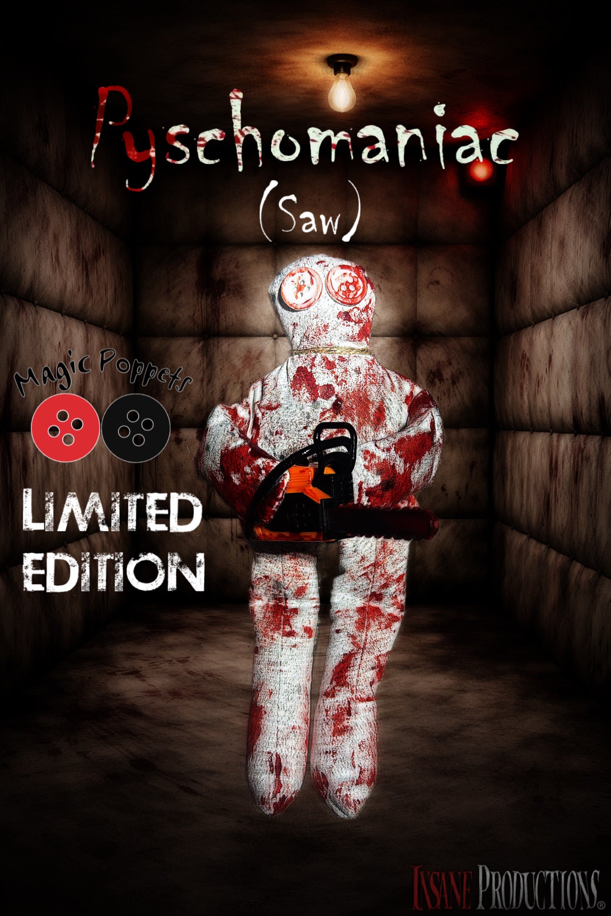 *LIMITED EDITION psychomaniac (saw) variant. (Only 2 made) magic poppets™️